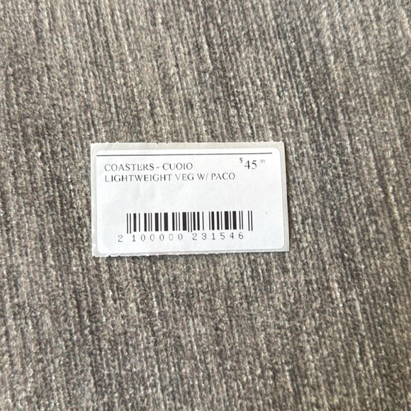 Clare V Cuoio Coasters Paco - Picture 2 of 6